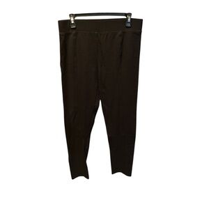 INC International Concepts Pull On Leggings in Black Size 14